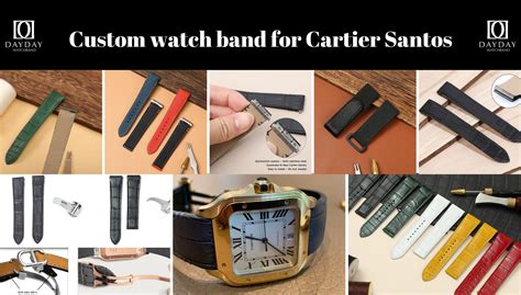 cartier santos replica band replacement|cartier santos replacement parts.